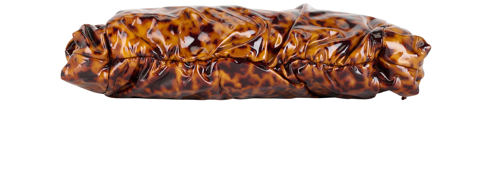 Hysteria Clutch, &pound;220, Handbags, Brown, Patent Leather, Top view